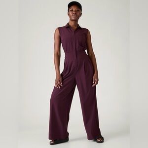 Athleta Brooklyn Heights Wide Leg Jumpsuit, Size 2.